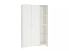 Seville 2 Door Open Shelf Wardrobe - White