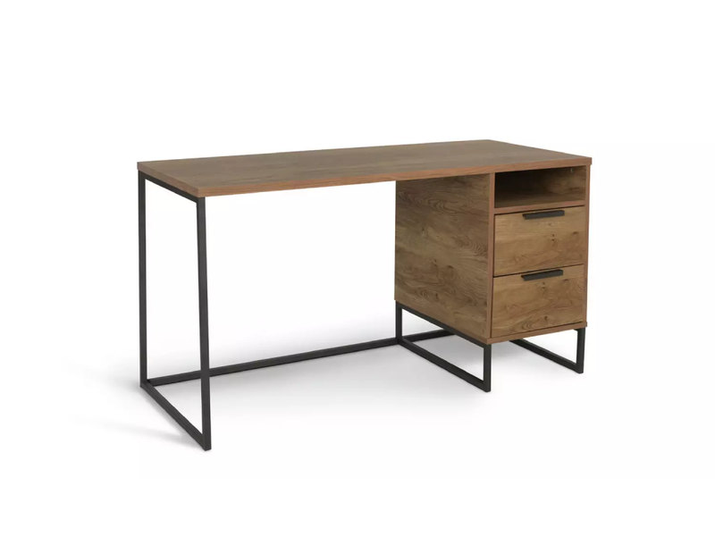 Habitat Nomad 2 Drawer Desk - Oak