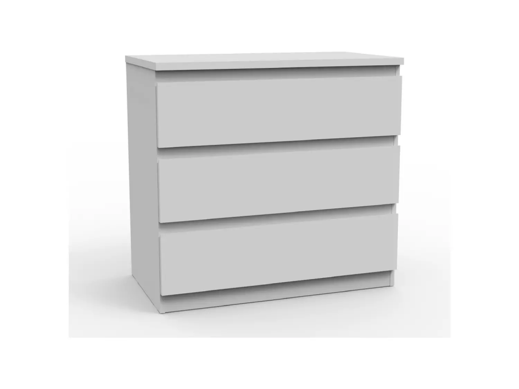 Habitat Jenson 3 Drawer Chest - White Gloss