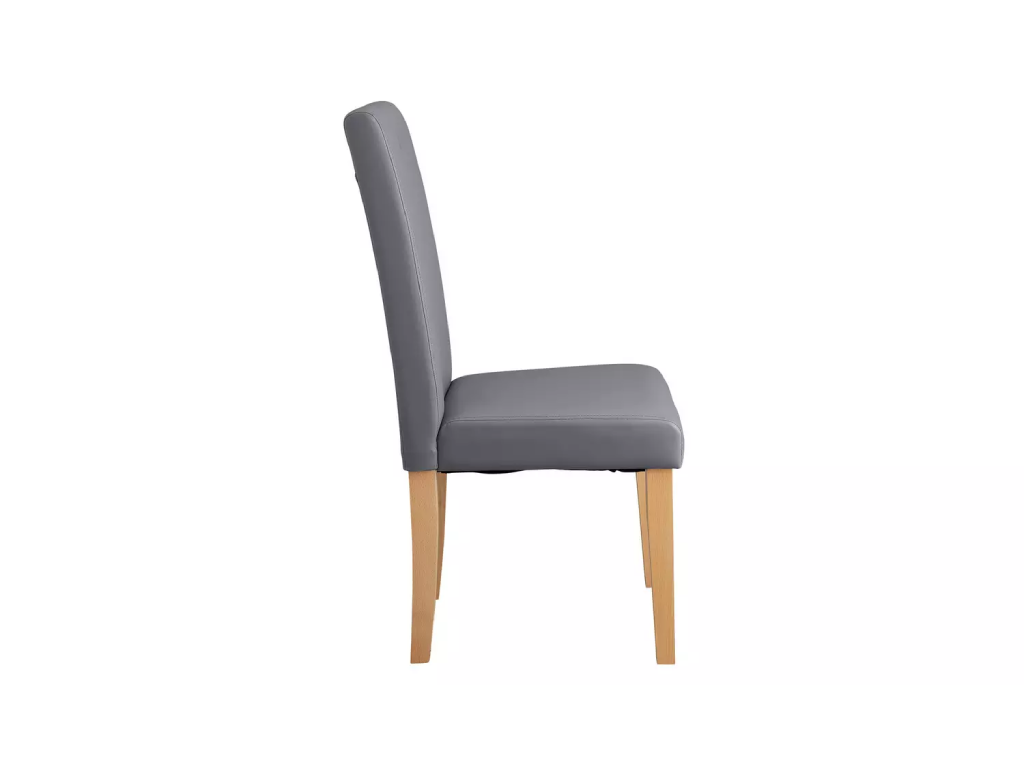 Pair of Midback Dining Chairs - Grey