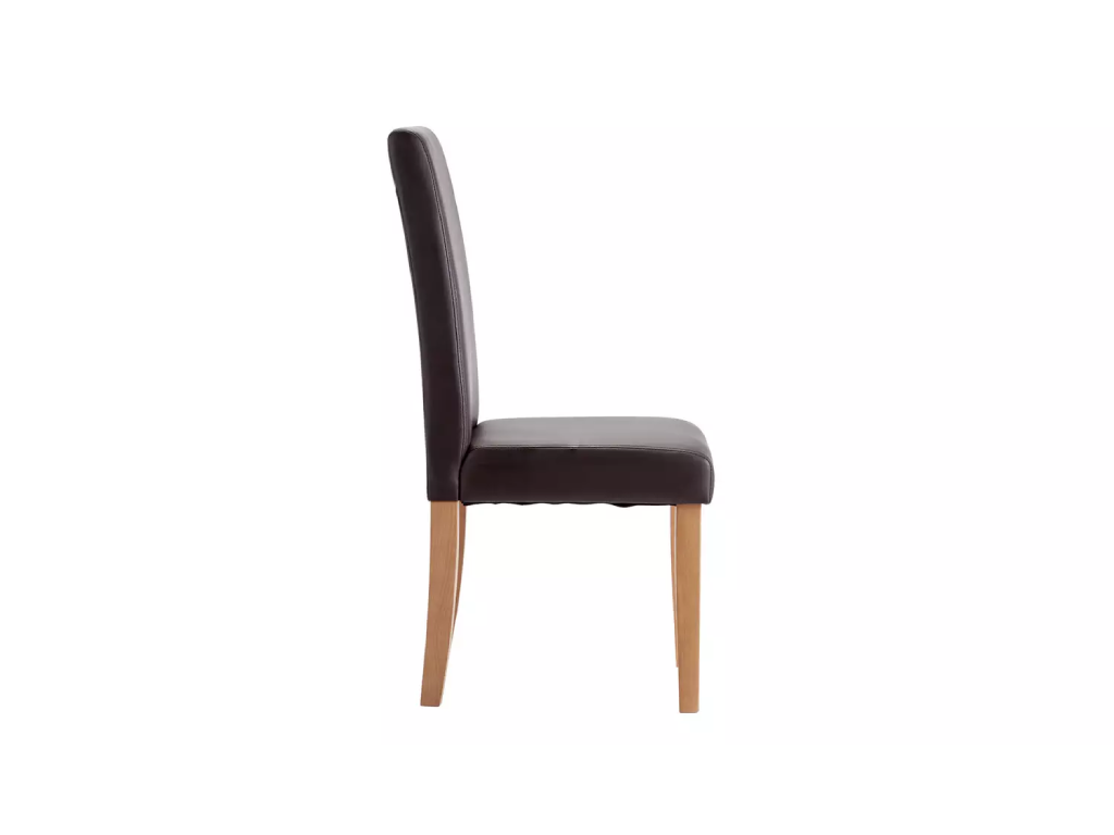 Pair of Midback Dining Chairs - Chocolate