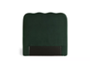 Habitat Onda Tall Velvet Kingsize Headboard - Green