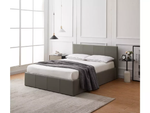 Lavendon Small Double End Opening Bed Frame- Grey PU