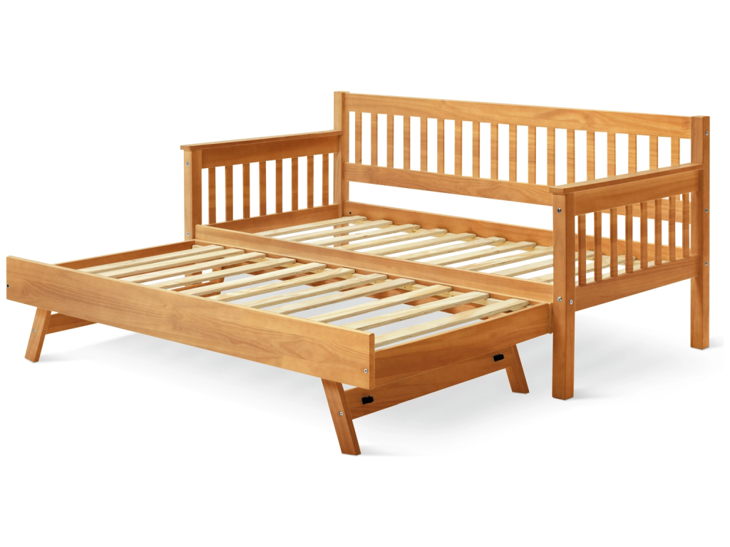 Aspley Trundle Day Bed - Oak Effect (B-GRADE)