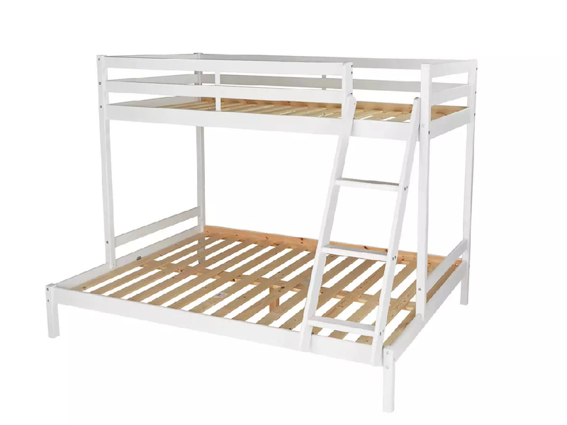 Kaycie Triple Bunk Bed Frame - White