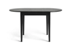 Banbury Extending Solid Wood Dining Table Only - Black 106-135cm