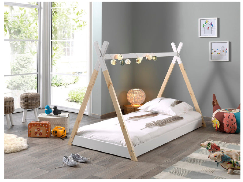 Vipak Tipi Bed - White 90x200cm